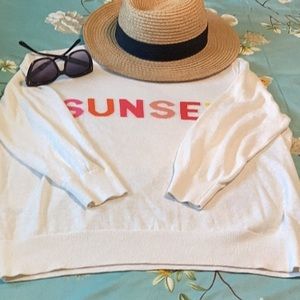 Women’s size Large linen blend summer sweater. By Loft. Summer essential.